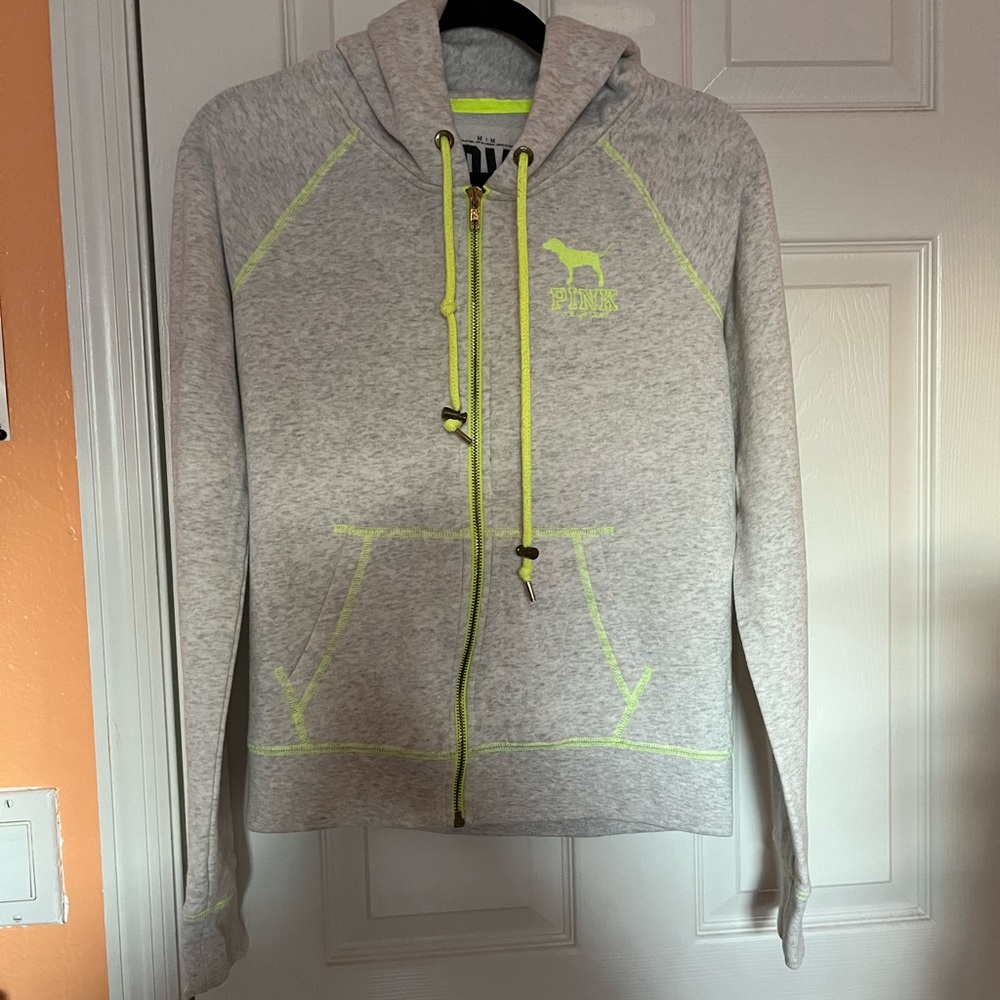 🌼VS PINK Heather Gray Hoodie✨
